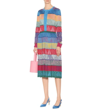 Shop Mary Katrantzou Cecile Jacquard Knit Dress
