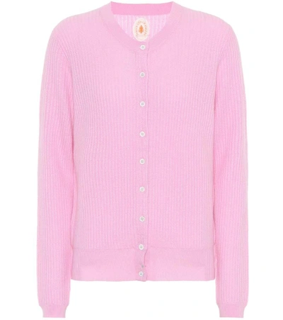 Shop Jardin Des Orangers Cashmere Cardigan In Pink