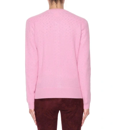 Shop Jardin Des Orangers Cashmere Cardigan In Pink