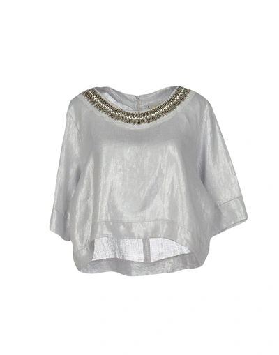 Shop Jijil Blouses In Silver