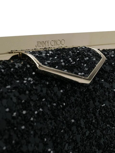 Shop Jimmy Choo Ellipse Clutch In Nero