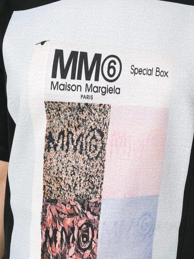 Shop Mm6 Maison Margiela Special Box Print T-shirt