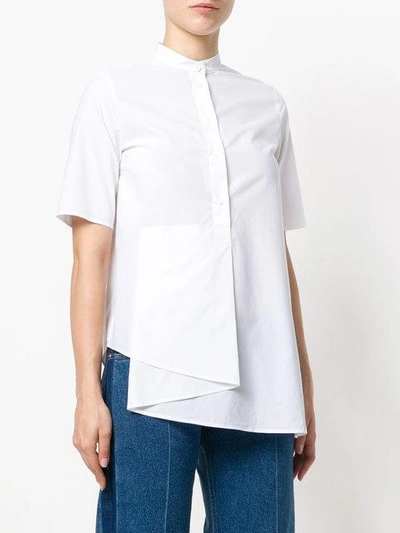 Shop Mm6 Maison Margiela Fold Detail Shirt