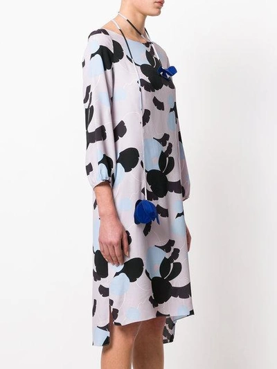 Shop Marni Neck Tie Detail Dress