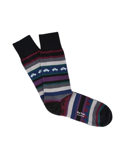 Shop Paul Smith Short Socks In Black