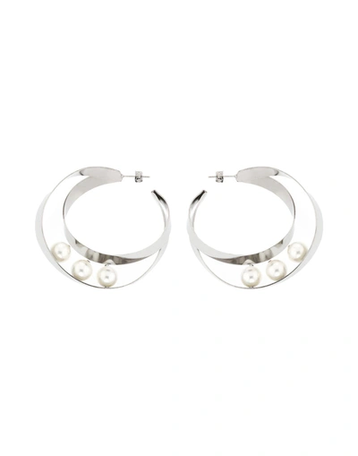 Shop Sharra Pagano Earrings In Silver