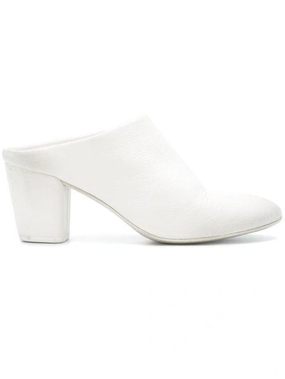 Shop Marsèll Coltello Mules - White