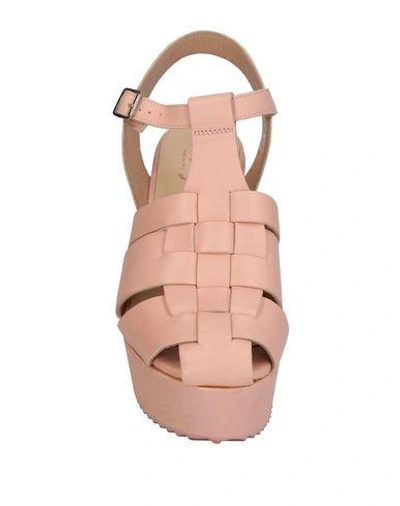 Shop Ouigal Sandals In Pink