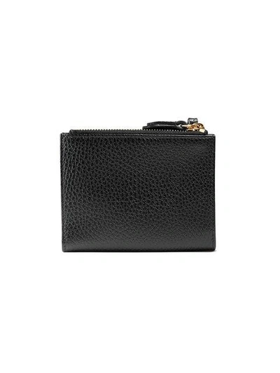 Shop Gucci Gg Marmont Leather Wallet - Farfetch In Black