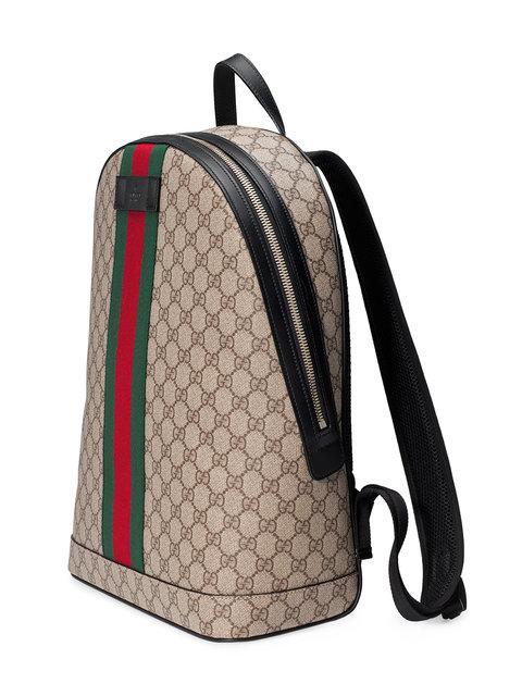 gucci backpack stripe