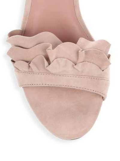 Shop Joie Abigail Suede Sandals In Ballet