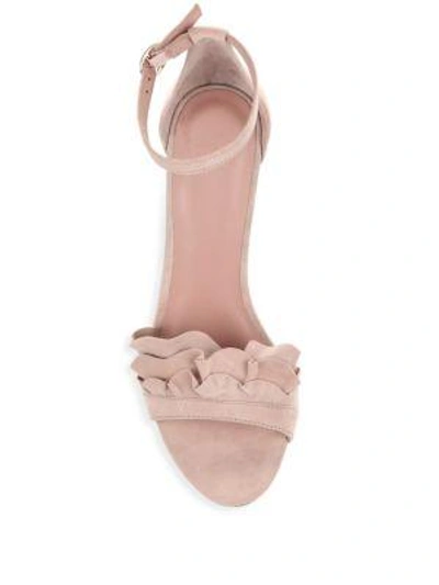 Shop Joie Abigail Suede Sandals In Ballet