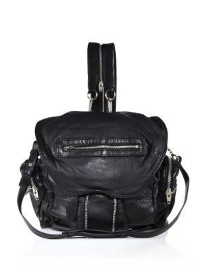 Shop Alexander Wang Classic Leather Backpack In Black