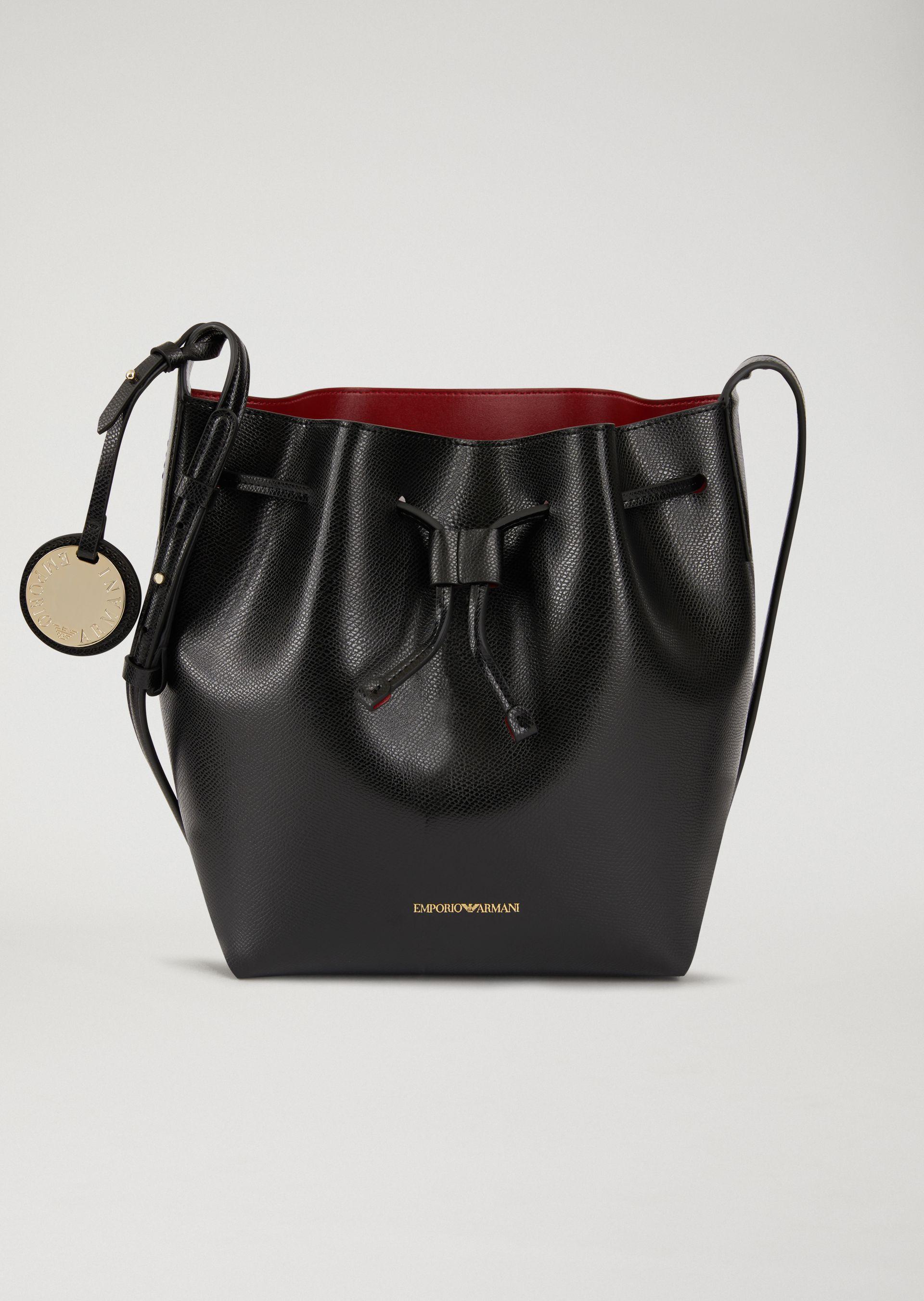 emporio armani bucket bag