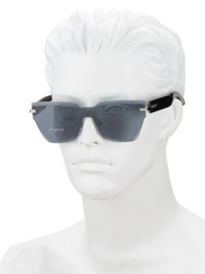 Shop Givenchy Tinted Square Aviator Sunglasses In Grey