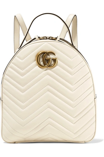 Shop Gucci Gg Marmont Quilted Leather Backpack