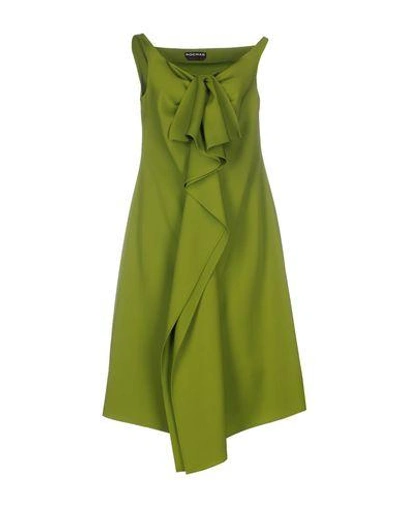 Shop Rochas Knee-length Dress In Green