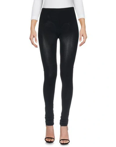 Shop Valentino Garavani Woman Leggings Black Size S Viscose, Polyester