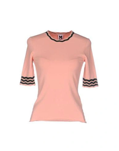 Shop M Missoni Sweater In Pink