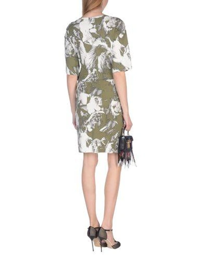 Shop Roberto Cavalli Knee-length Dresses In Military Green