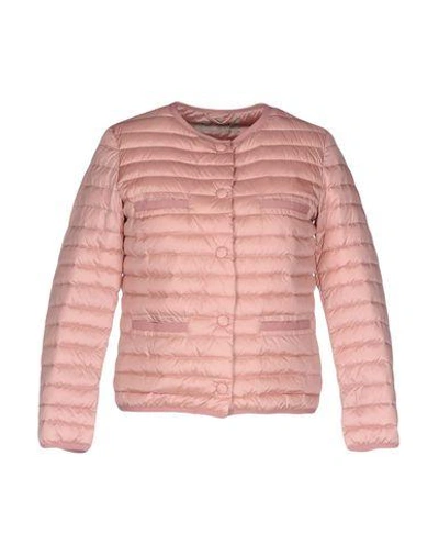 Shop Add Down Jacket In Pastel Pink