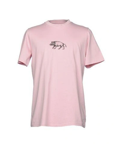 Shop Oamc T-shirts In Pink