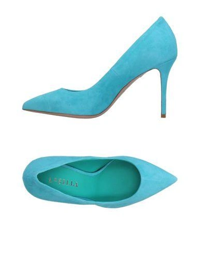 Shop Le Silla Pump In Sky Blue