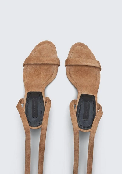 Shop Alexander Wang Evie High Heel Sandal In Brown