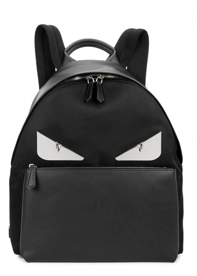 Fendi Black Nylon And Leather Backpack | ModeSens