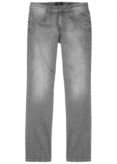 Shop 7 For All Mankind Slimmy Luxe Performance Grey Jeans