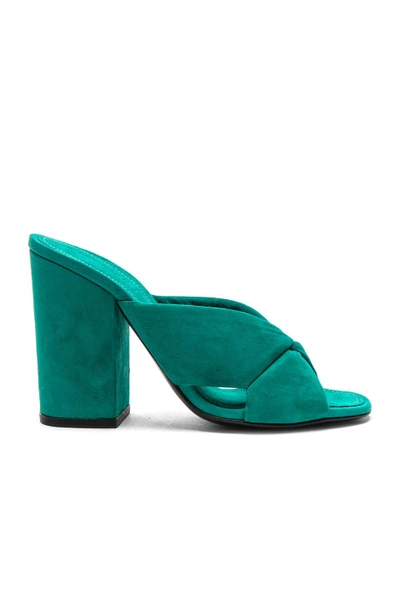 Shop Alumnae X Slide Block Heels In Green