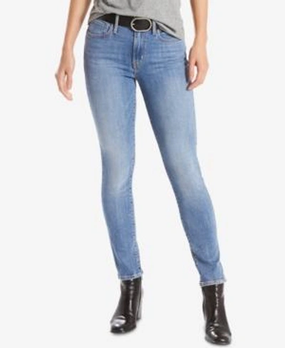 Shop Levi's 721 High-rise Skinny Jeans In Sea Gaze