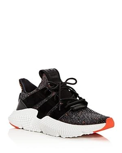 Shop Adidas Originals Women's Prophere Knit Lace Up Sneakers In Black