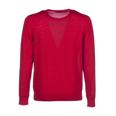 Shop Z Zegna Z-zegna Classic Sweater In Red