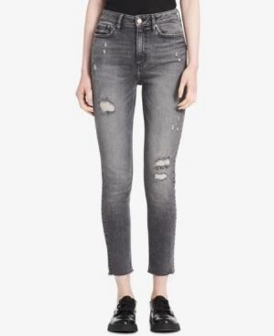 Shop Calvin Klein Jeans Est.1978 Ripped Skinny Jeans In Cavern