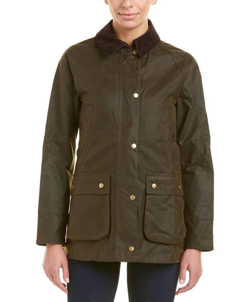 barbour international acorn wax jacket