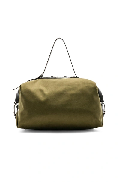 Shop Saint Laurent Large Convertible Bag In Green