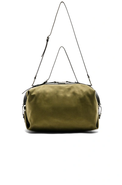 Shop Saint Laurent Large Convertible Bag In Green