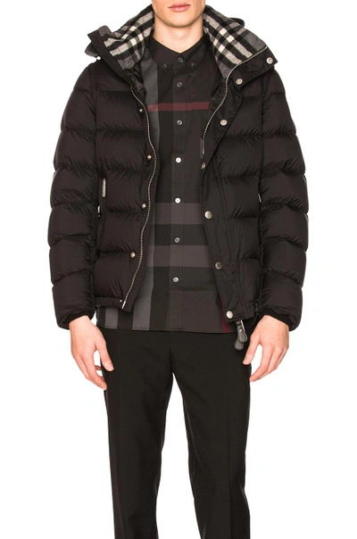 Burberry Hartley Two-in-one Puffer Jacket In Black | ModeSens