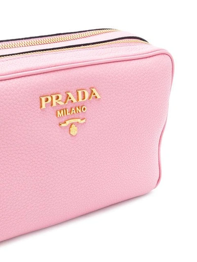 Shop Prada Logo Crossbody Bag