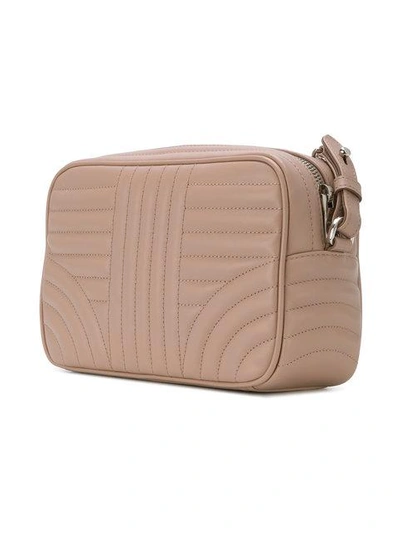 Shop Prada Diagramme Shoulder Bag In Pink