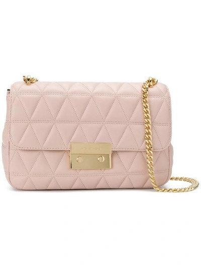 Shop Michael Michael Kors Sloan Large Shoulder Bag In Pink