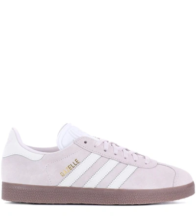 Shop Adidas Originals Gazelle Suede Sneakers In Purple