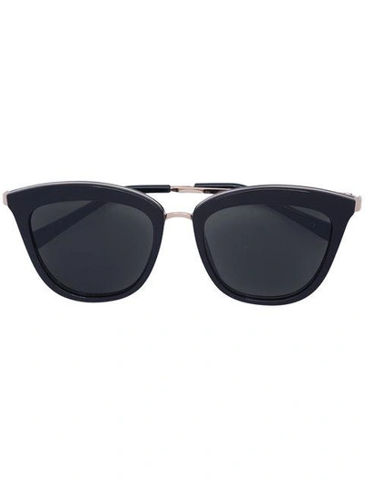 Shop Le Specs Cat Eye Sunglasses In Black