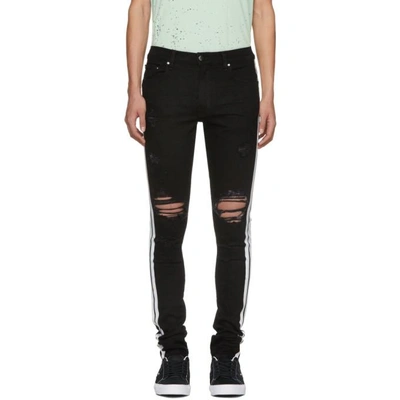 Shop Amiri Black Track Jeans