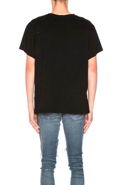 Shop Amiri Shotgun Tee In Black