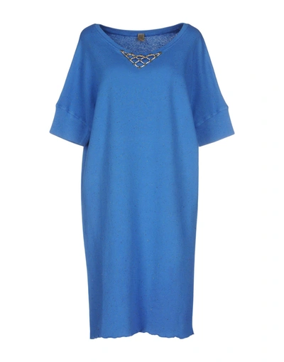 Shop Jijil Short Dresses In Blue