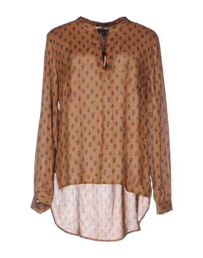 Shop French Connection Blouse In Brown