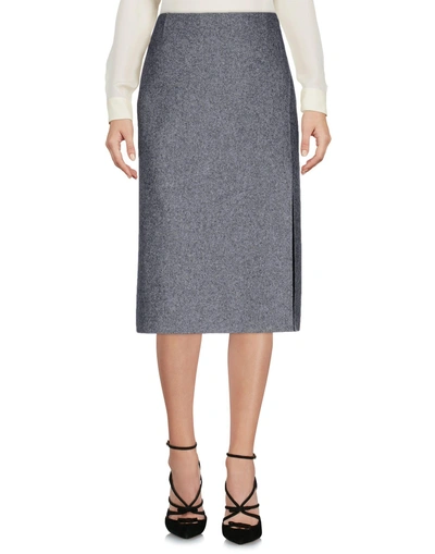 Shop Barena Venezia 3/4 Length Skirts In Grey