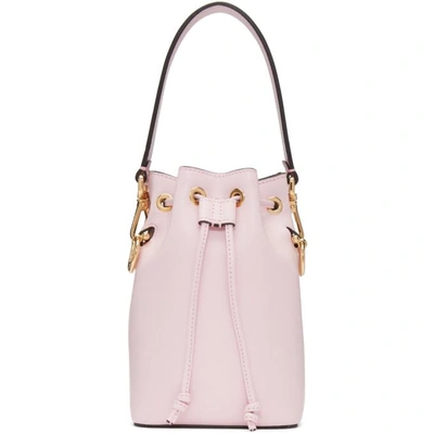 Shop Fendi Pink Mini Mon Tresor Bucket Bag